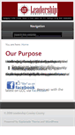 Mobile Screenshot of leadershipcowleycounty.org