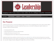 Tablet Screenshot of leadershipcowleycounty.org